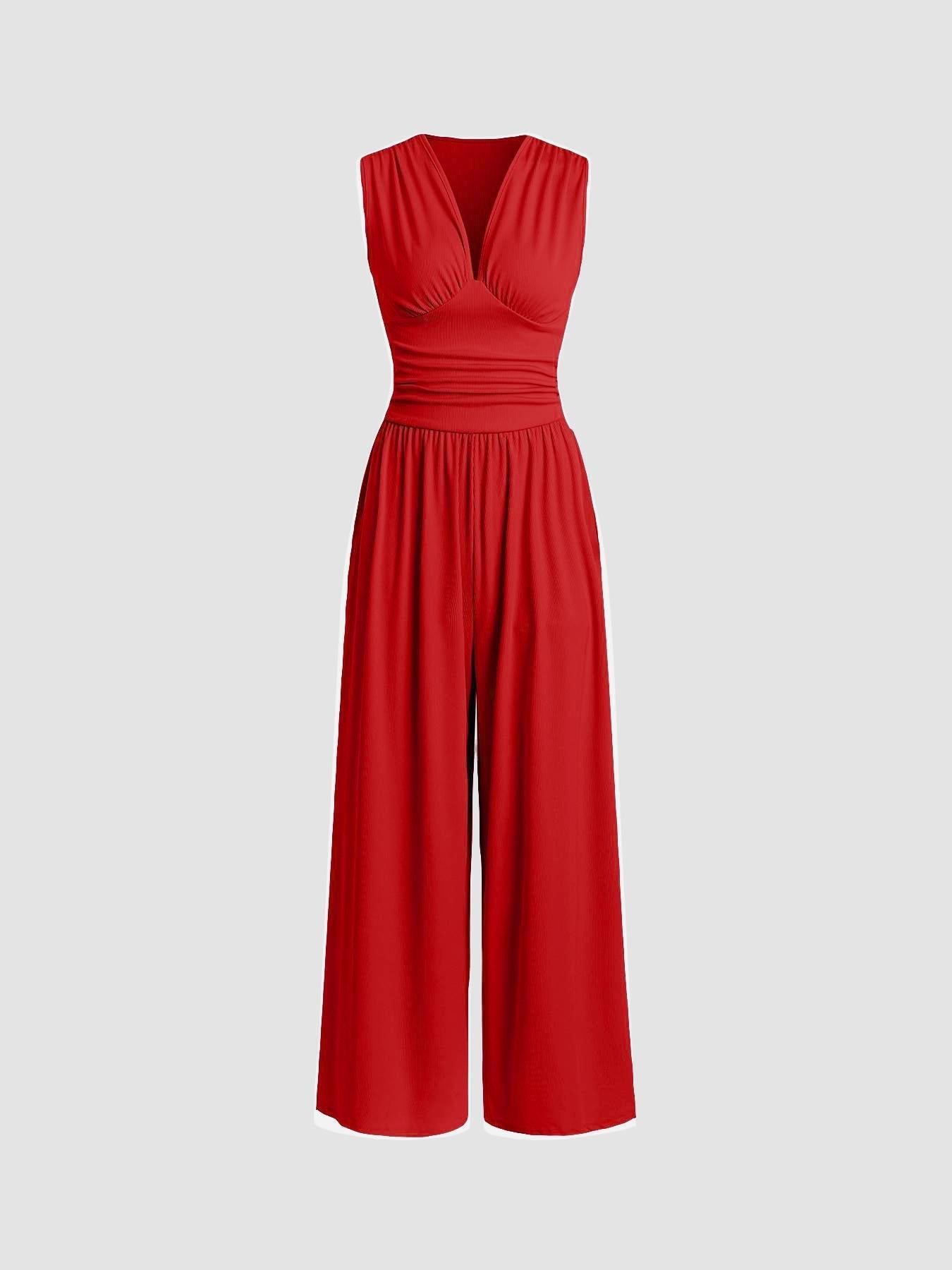 Wide-Leg Jumpsuit